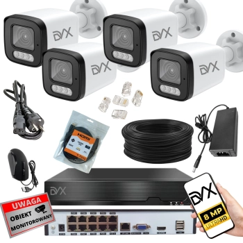 Zestaw 4x PT8L i rejestrator P10CHWIF